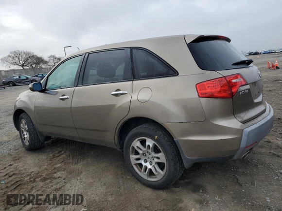 2009 Acura MDX with VIN 2HNYD28259H517953, listed as a Copart auction lot 49262785 with 164,431 mi miles and Salvage Title. Bid and sale history available at carsss.com. Image 2.