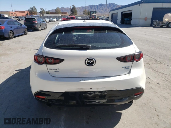 2021 Mazda Mazda3 Hatchback 2.5 Turbo with VIN JM1BPBJY6M1402741, listed as a Copart auction lot 41724113 with 0 mi miles. Bid and sale history available at carsss.com. Image 6.
