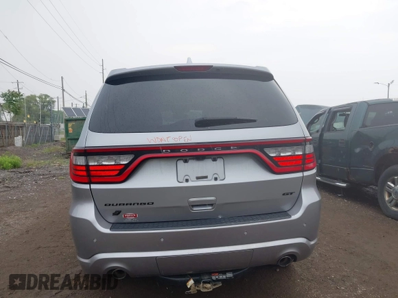 2018 Dodge Durango GT with VIN 1C4RDJDG5JC222171, listed as a IAAI auction lot 42416948 with 58,869 mi miles and . Bid and sale history available at DreamBid. Image 16.