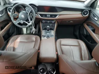 2018 Alfa Romeo Stelvio Ti with VIN ZASFAKBN8J7C03908, listed as a Copart auction lot 47468815 with 62,584 mi miles and Salvage Title. Bid and sale history available at carsss.com. Image 8.