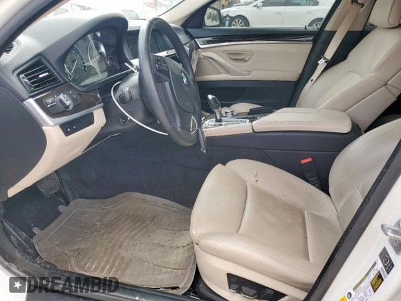 2013 BMW 5 Series 535i xDrive with VIN WBAFU7C58DDU73395, listed as a Copart auction lot 53998655 with 79,120 mi miles and Salvage title. Bid and sale history available at DreamBid. Image 7.