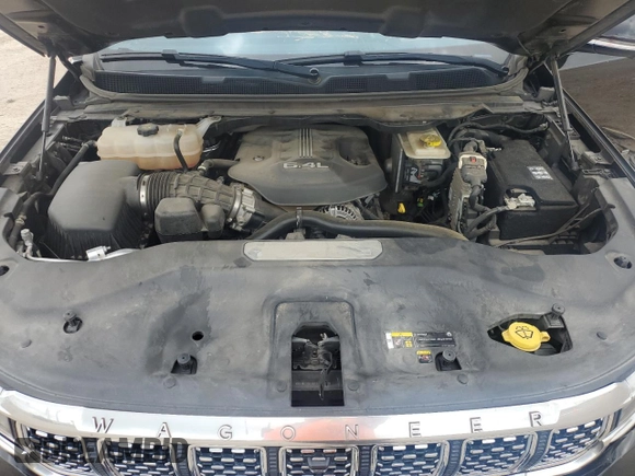2022 Jeep Grand Wagoneer Series III with VIN 1C4SJVGJ3NS136104, listed as a Copart auction lot 54686725 with 58,677 mi miles and Salvage title. Bid and sale history available at DreamBid. Image 12.