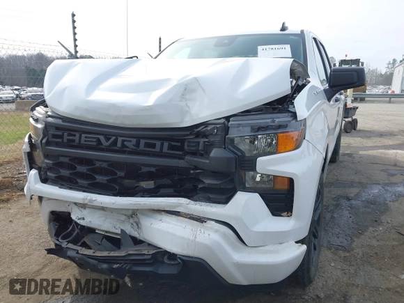 2022 Chevrolet Silverado 1500 Custom with VIN 3GCPABEK8NG528809, listed as a IAAI auction lot 41781691 with 52,025 mi miles and . Bid and sale history available at DreamBid. Image 6.