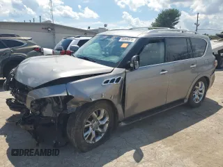 2011 Infiniti QX56 7-passenger with VIN JN8AZ2NEXB9006594, listed as a Copart auction lot 55896974 with Not Provided miles and Clean Title. Bid and sale history available at carsss.com. Image 1.