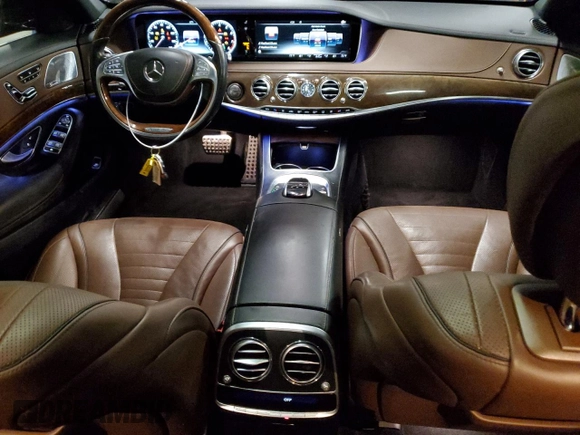 2017 Mercedes-Benz S 550 with VIN WDDUG8FB9HA312320, listed as a Copart auction lot 84599974 with 108,871 mi miles and Salvage Title. Bid and sale history available at carsss.com. Image 8.