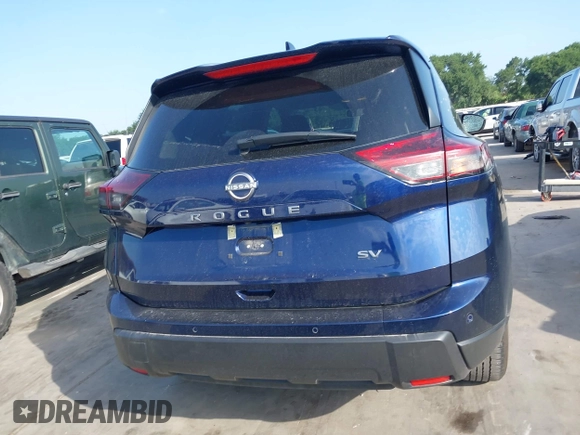 2024 Nissan Rogue SV with VIN 5N1BT3BA5RC698328, listed as a IAAI auction lot 42218726 with 24,512 mi miles and . Bid and sale history available at carsss.com. Image 16.