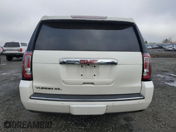 2015 GMC Yukon XL Denali with VIN 1GKS2JKJ0FR540729, listed as a Copart auction lot 46846035 with 131,849 mi miles and Salvage Title. Bid and sale history available at carsss.com. Image 6.