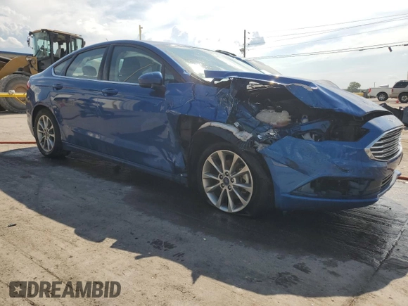 2017 Ford Fusion SE with VIN 3FA6P0HDXHR410660, listed as a Copart auction lot 64426135 with 79,936 mi miles and Salvage title. Bid and sale history available at DreamBid. Image 4.