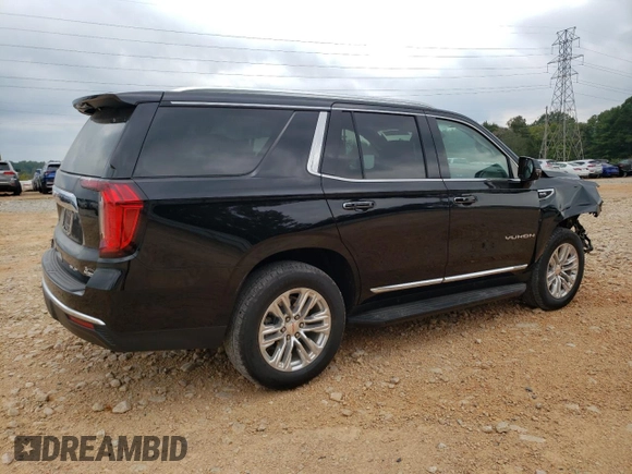 2024 GMC Yukon SLT with VIN 1GKS2BKD3RR218400, listed as a Copart auction lot 72521134 with 20,948 mi miles and Salvage Title. Bid and sale history available at carsss.com. Image 3.