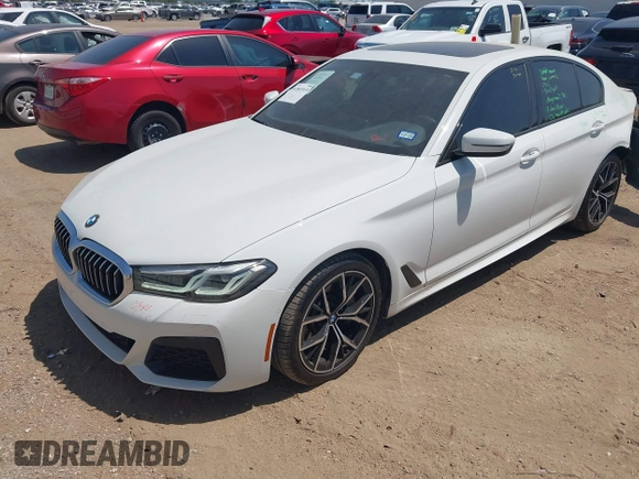 2023 BMW 5 Series 530i with VIN WBA53BH02PWY19741, listed as a IAAI auction lot 42003919 with 15,947 mi miles and . Bid and sale history available at DreamBid. Image 18.