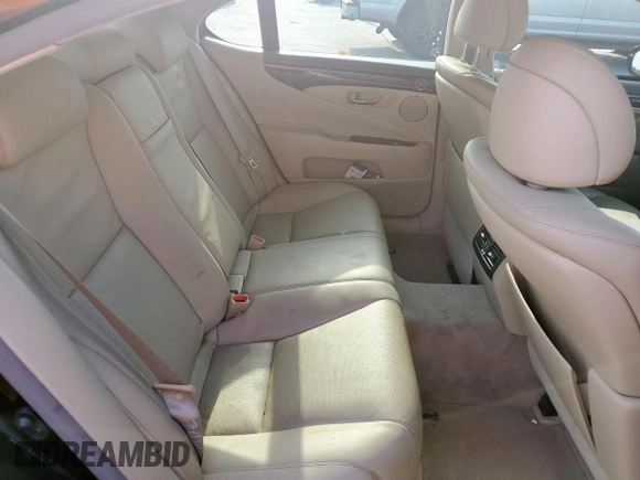 2007 Lexus LS 460 with VIN JTHBL46F775047122, listed as a Copart auction lot 57300995 with Not Provided miles and Clean Title. Bid and sale history available at DreamBid. Image 10.