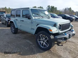 2024 Jeep Wrangler Sport S with VIN 1C4RJXN65RW166079, listed as a IAAI auction lot 41795439 with 14,937 mi miles and . Bid and sale history available at DreamBid. Image 1.