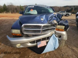 2002 Dodge Dakota SLT with VIN 1B7HG48N62S652764, listed as a Copart auction lot 85219384 with 0 mi miles and Salvage Title. Bid and sale history available at carsss.com. Image 5.