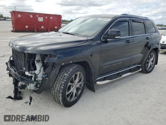 2020 Jeep Grand Cherokee Summit with VIN 1C4RJFJT1LC180477, listed as a Copart auction lot 84943334 with 33,870 mi miles and Salvage title. Bid and sale history available at DreamBid. Image 1.