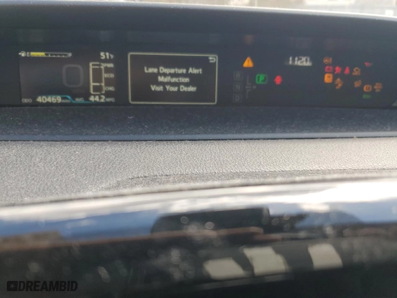 2019 Toyota Prius LE with VIN JTDL9RFU1K3010751, listed as a Copart auction lot 50372845 with 40,469 mi miles and Salvage Title. Bid and sale history available at carsss.com. Image 9.