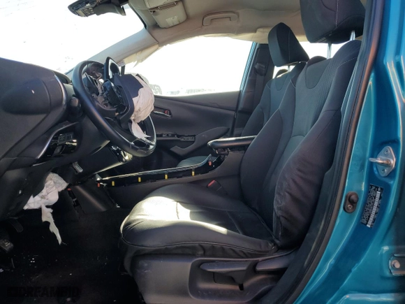 2020 Toyota Prius Prime LE with VIN JTDKARFP5L3141938, listed as a Copart auction lot 83441764 with NaN miles and Salvage Title. Bid and sale history available at carsss.com. Image 7.