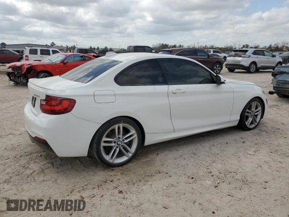 2016 BMW 2 Series 228i z VIN WBA1F9C57GV742193, wystawiony jako Copart lot #48878695 z przebiegiem Nie podano mil oraz Szkoda całkowita • Salvage title. Historia ofert i sprzedaży dostępna na DreamBid. Obrazek 3.