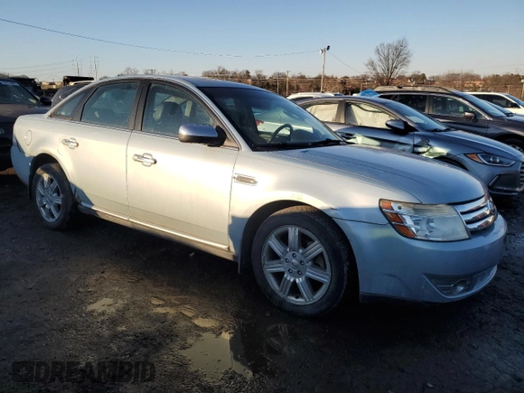2008 Ford Taurus Limited with VIN 1FAHP28W38G120595, listed as a Copart auction lot 42279235 with 0 mi miles and Salvage Title. Bid and sale history available at carsss.com. Image 4.