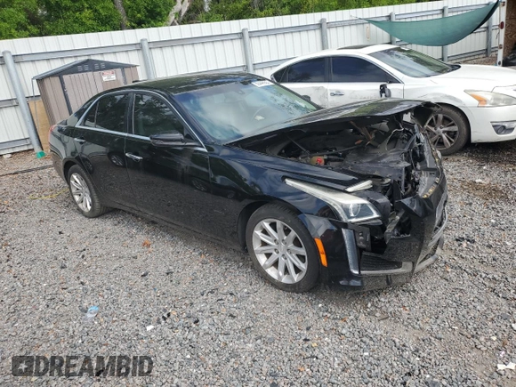 2015 Cadillac CTS RWD with VIN 1G6AP5SX7F0142090, listed as a Copart auction lot 50448055 with 74,245 mi miles and Salvage title. Bid and sale history available at DreamBid. Image 4.