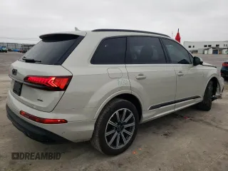 2024 Audi Q7 Premium Plus with VIN WA1LCBF79RD009185, listed as a Copart auction lot 85094024 with 4,448 mi miles and Salvage Title. Bid and sale history available at carsss.com. Image 3.