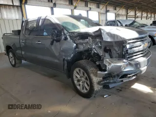2021 Chevrolet Silverado 1500 LTZ with VIN 1GCUYGET1MZ305238, listed as a Copart auction lot 68884534 with 84,045 mi miles and Salvage Title. Bid and sale history available at DreamBid. Image 4.