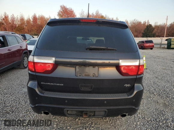 2012 Dodge Durango R/T with VIN 1C4SDHCT9CC362073, listed as a Copart auction lot 81916474 with 174,976 mi miles and Salvage title. Bid and sale history available at DreamBid. Image 6.