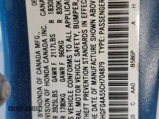 2012 Honda Civic Si with VIN 2HGFG4A55CH704879, listed as a Copart auction lot 57662095 with 116,443 mi miles and Salvage title. Bid and sale history available at DreamBid. Image 13.