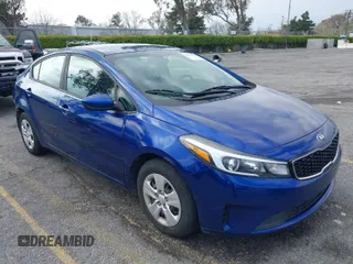 2017 Kia Forte LX with VIN 3KPFK4A74HE160960, listed as a IAAI auction lot 41894868 with 61,501 mi miles. Bid and sale history available at carsss.com. Image 1.