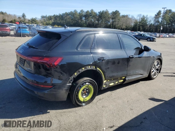2021 Audi e-tron Prestige z VIN WA1VAAGE3MB020015, wystawiony jako Copart lot #48667165 z przebiegiem 55 428 mil mil oraz Szkody całkowita. Historia ofert i sprzedaży dostępna na DreamBid. Obrazek 3.