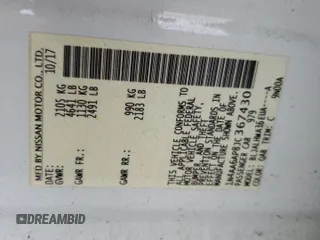 2018 Nissan Maxima SV z VIN 1N4AA6AP8JC367430, wystawiony jako Copart lot #57401205 z przebiegiem 62 766 mil mil oraz Szkoda całkowita • Salvage title. Historia ofert i sprzedaży dostępna na DreamBid. Obrazek 12.