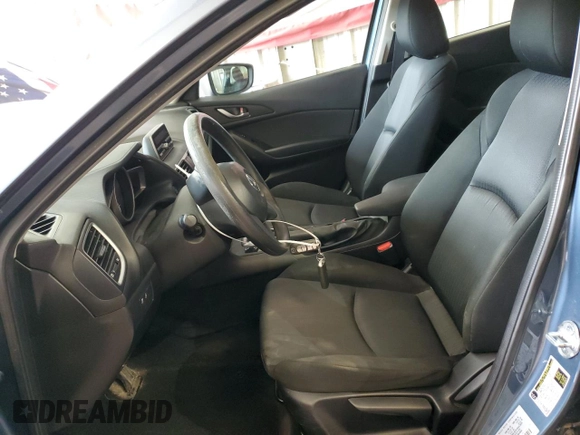 2015 Mazda 3 i SV with VIN JM1BM1T7XF1273445, listed as a Copart auction lot 50573685 with 81,701 mi miles and Salvage Title. Bid and sale history available at carsss.com. Image 7.