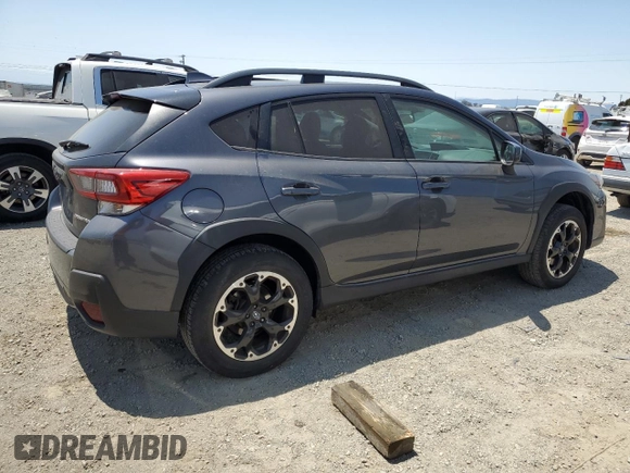 2021 Subaru Crosstrek Premium with VIN JF2GTAEC8MH256054, listed as a Copart auction lot 59810905 with 48,773 mi miles and Salvage title. Bid and sale history available at DreamBid. Image 3.