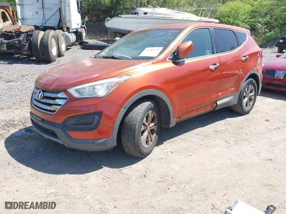 2015 Hyundai Santa Fe Sport with VIN 5XYZTDLB1FG280405, listed as a IAAI auction lot 41986022 with 161,597 mi miles. Bid and sale history available at carsss.com. Image 2.