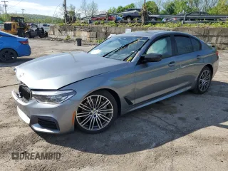 2019 BMW 5 Series 540i xDrive with VIN WBAJE7C59KWW44048, listed as a Copart auction lot 55959475 with Not provided miles and Salvage title. Bid and sale history available at DreamBid. Image 1.