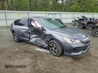 2016 Honda Accord Sedan LX with VIN 1HGCR2F38GA184576, listed as a Copart auction lot 51124595 with 138,632 mi miles and Salvage Title. Bid and sale history available at carsss.com. Image 4.