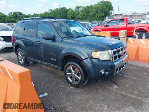 2008 Ford Escape Limited z VIN 1FMCU04168KC82712, wystawiony jako IAAI lot #42722350 z przebiegiem 350 612 mil mil oraz . Historia ofert i sprzedaży dostępna na DreamBid. Obrazek 1.
