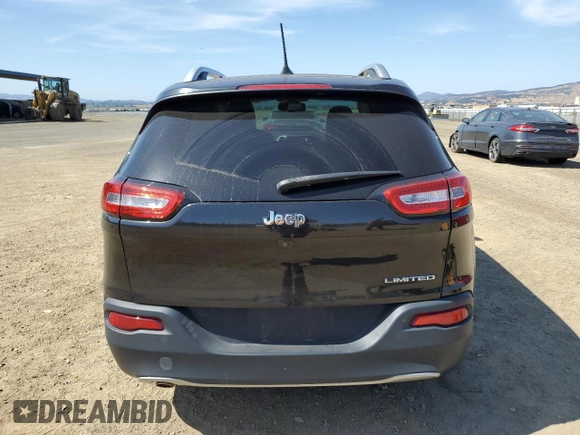 2016 Jeep Cherokee Limited with VIN 1C4PJLDB9GW207115, listed as a Copart auction lot 60512885 with 97,583 mi miles and Salvage title. Bid and sale history available at DreamBid. Image 6.