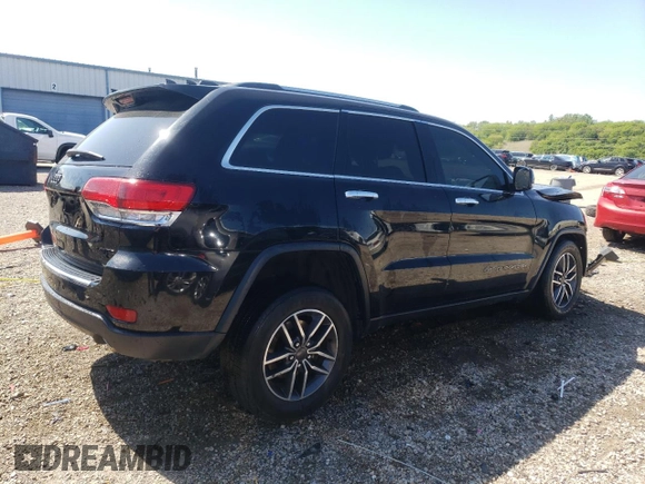 2019 Jeep Grand Cherokee Limited with VIN 1C4RJFBG5KC713902, listed as a Copart auction lot 57871925 with 119,778 mi miles and Salvage title. Bid and sale history available at DreamBid. Image 3.