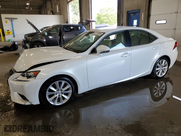 2015 Lexus IS 250 with VIN JTHCF1D22F5016112, listed as a Copart auction lot 62110655 with 85,036 mi miles and Salvage title. Bid and sale history available at DreamBid. Image 1.