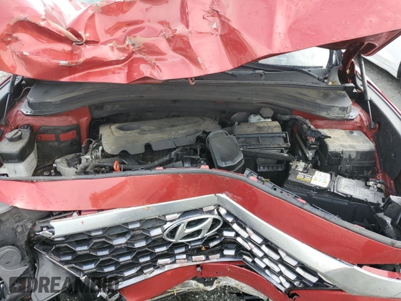 2019 Hyundai Santa Fe SE with VIN 5NMS2CAD9KH062750, listed as a Copart auction lot 54256635 with 113,742 mi miles and Salvage title. Bid and sale history available at DreamBid. Image 12.