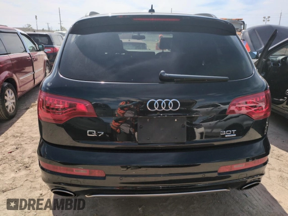 2015 Audi Q7 3.0T S line Prestige with VIN WA1DGBFE1FD011144, listed as a Copart auction lot 76687244 with 70,709 mi miles and Non Repairable. Bid and sale history available at carsss.com. Image 6.