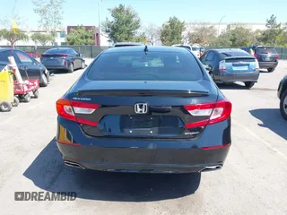 2018 Honda Accord Sedan Sport 1.5T with VIN 1HGCV1F39JA173342, listed as a IAAI auction lot 41857705 with 106,698 mi miles. Bid and sale history available at carsss.com. Image 16.
