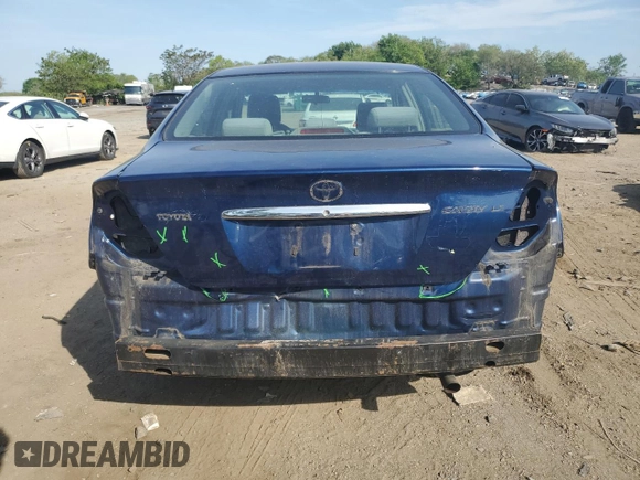 2006 Toyota Camry STD with VIN 4T1BE30K56U115252, listed as a Copart auction lot 54950755 with 164,116 mi miles and Salvage Title. Bid and sale history available at DreamBid. Image 6.