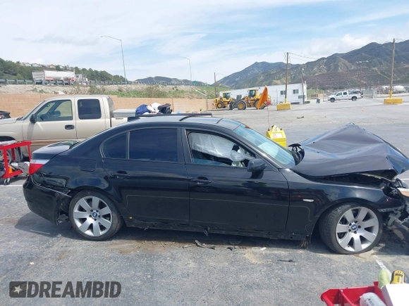 2006 BMW 5 Series 530i with VIN WBANE73576CM41247, listed as a IAAI auction lot 41912672 with Not Provided miles and . Bid and sale history available at carsss.com. Image 13.