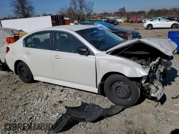 2012 Subaru Legacy 2.5i with VIN 4S3BMBA67C3008692, listed as a Copart auction lot 48593585 with 202,432 mi miles and Salvage Title. Bid and sale history available at DreamBid. Image 4.