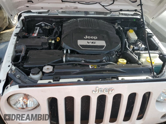 2017 Jeep Wrangler Sport with VIN 1C4AJWAG5HL502352, listed as a Copart auction lot 74010244 with 76,086 mi miles and Non Repairable. Bid and sale history available at DreamBid. Image 12.