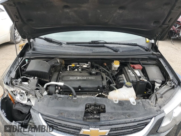2017 Chevrolet Sonic LT z VIN 1G1JD5SH5H4145735, wystawiony jako Copart lot #54743105 z przebiegiem 108 652 mil mil oraz Szkoda całkowita • Salvage title. Historia ofert i sprzedaży dostępna na DreamBid. Obrazek 11.