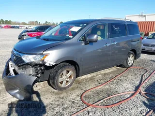 2017 Nissan Quest SV with VIN JN8AE2KP9H9165133, listed as a IAAI auction lot 41789379 with 131,063 mi miles. Bid and sale history available at carsss.com. Image 2.