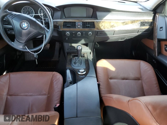 2004 BMW 5 Series 530i with VIN WBANA73544B809740, listed as a Copart auction lot 47993595 with 150,255 mi miles and Salvage Title. Bid and sale history available at DreamBid. Image 8.
