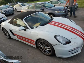 2014 Porsche Boxster z VIN WP0CA2A8XES121446, wystawiony jako Copart lot #74572644 z przebiegiem Nie podano mil oraz Szkoda całkowita • Salvage title. Historia ofert i sprzedaży dostępna na DreamBid. Obrazek 4.